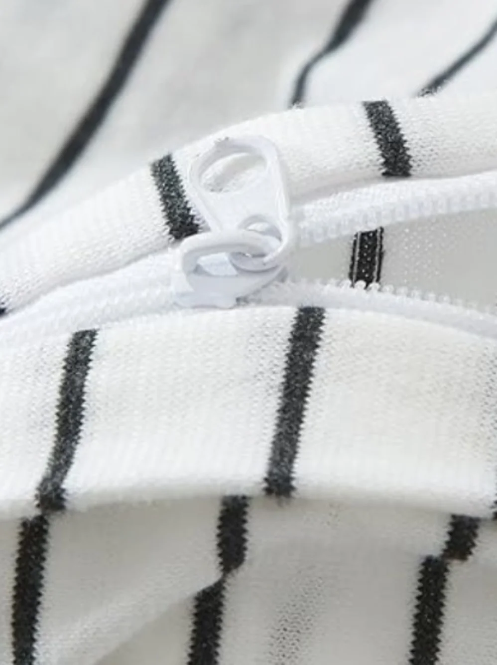Striped Duvet Cover Set 100% Jersey Knit Cotton King Size